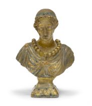 MAIOLICA BUST EARLY 19TH CENTURY