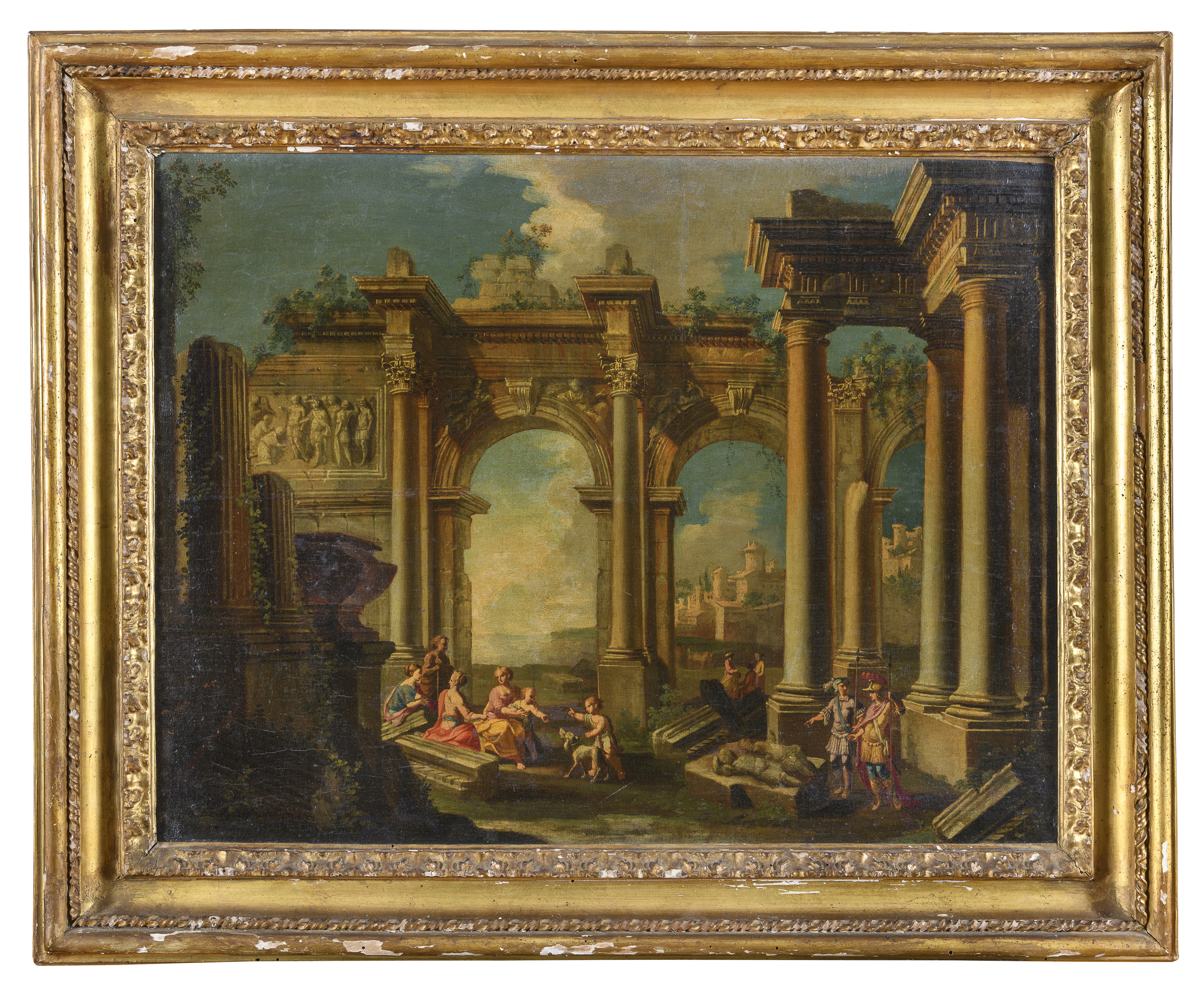 OIL PAINTING FROM ROME 18TH CENTURY