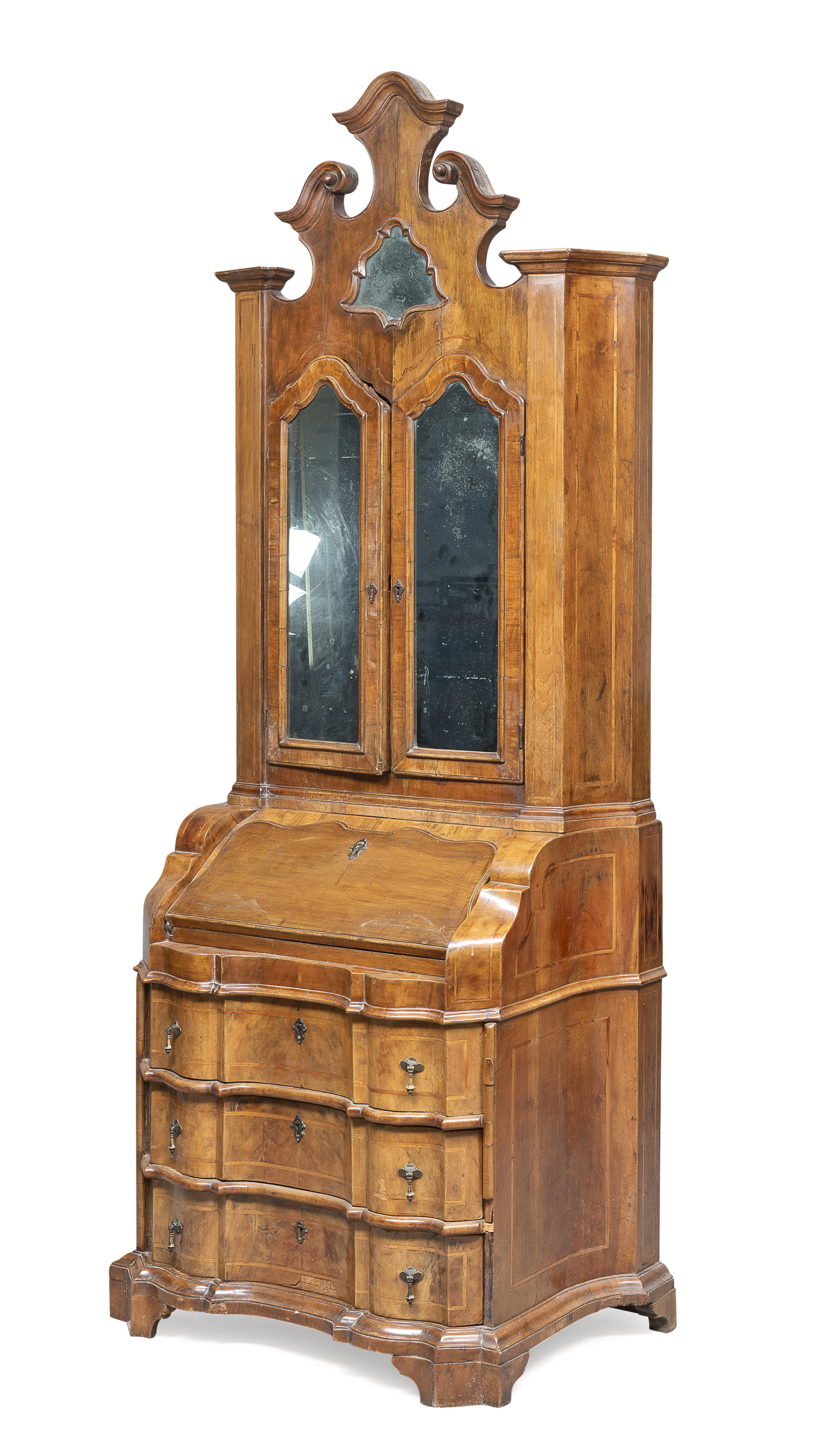 SMALL WALNUT TRUMEAU VERONA END OF THE 18TH CENTURY