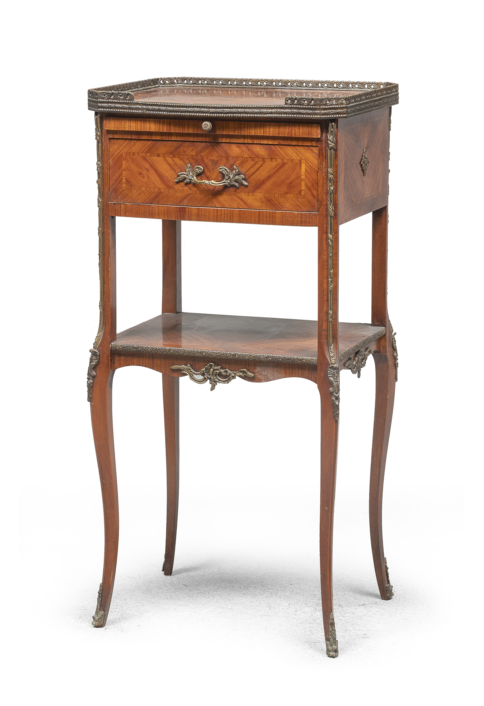 BEDSIDE TABLE IN BOIS DE ROSE FRANCE EARLY 20TH CENTURY