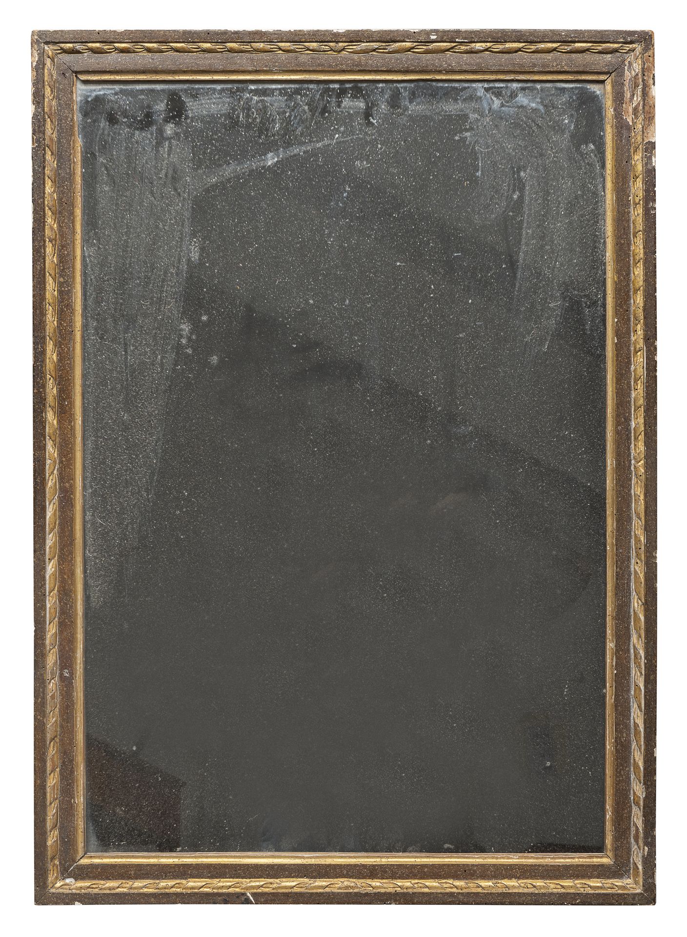 LACQUERED WOOD MIRROR EARLY 19TH CENTURY