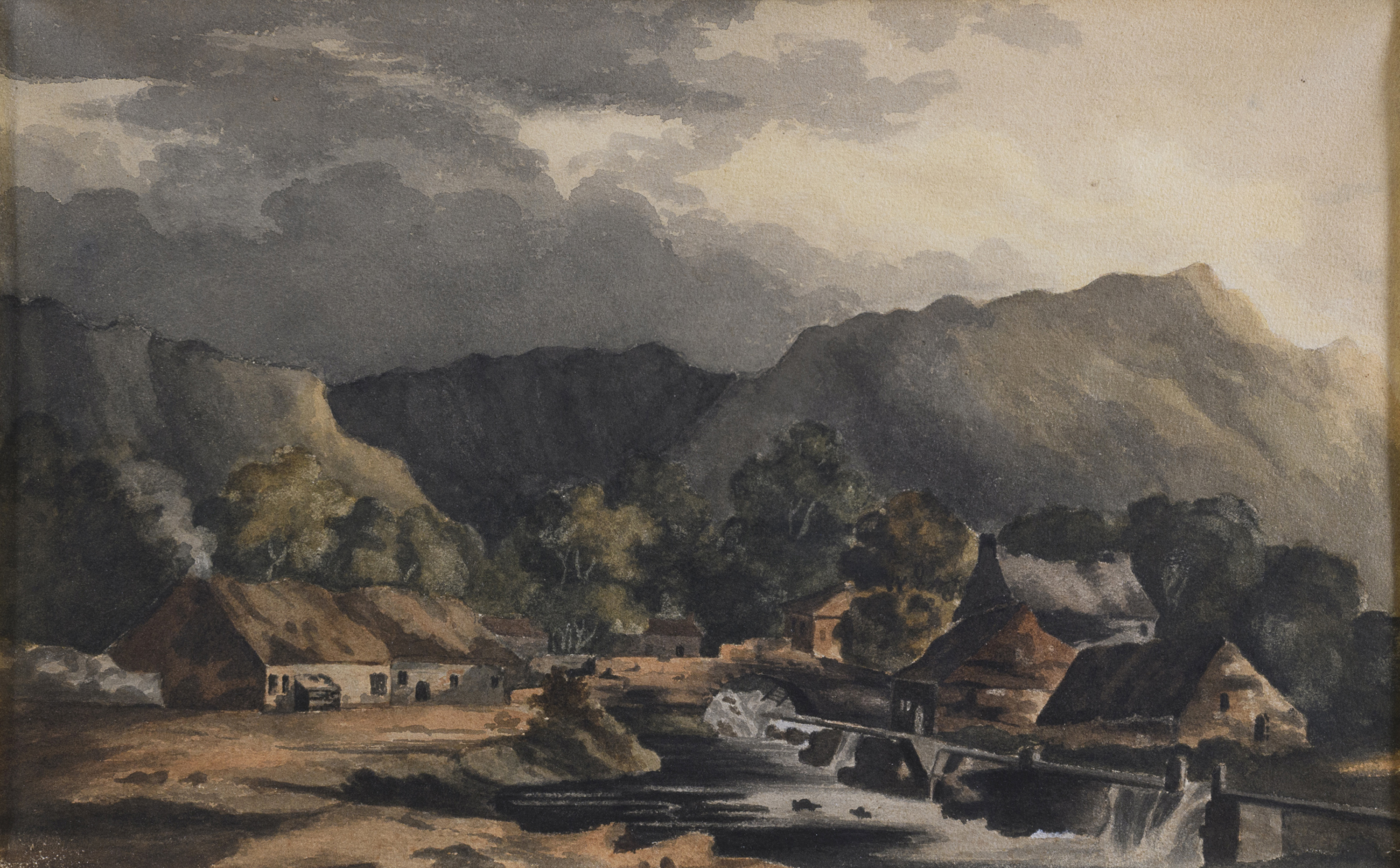 ENGLISH WATERCOLOR 19TH CENTURY