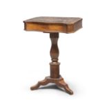 BEAUTIFUL ROSEWOOD WORK TABLE 19th CENTURY
