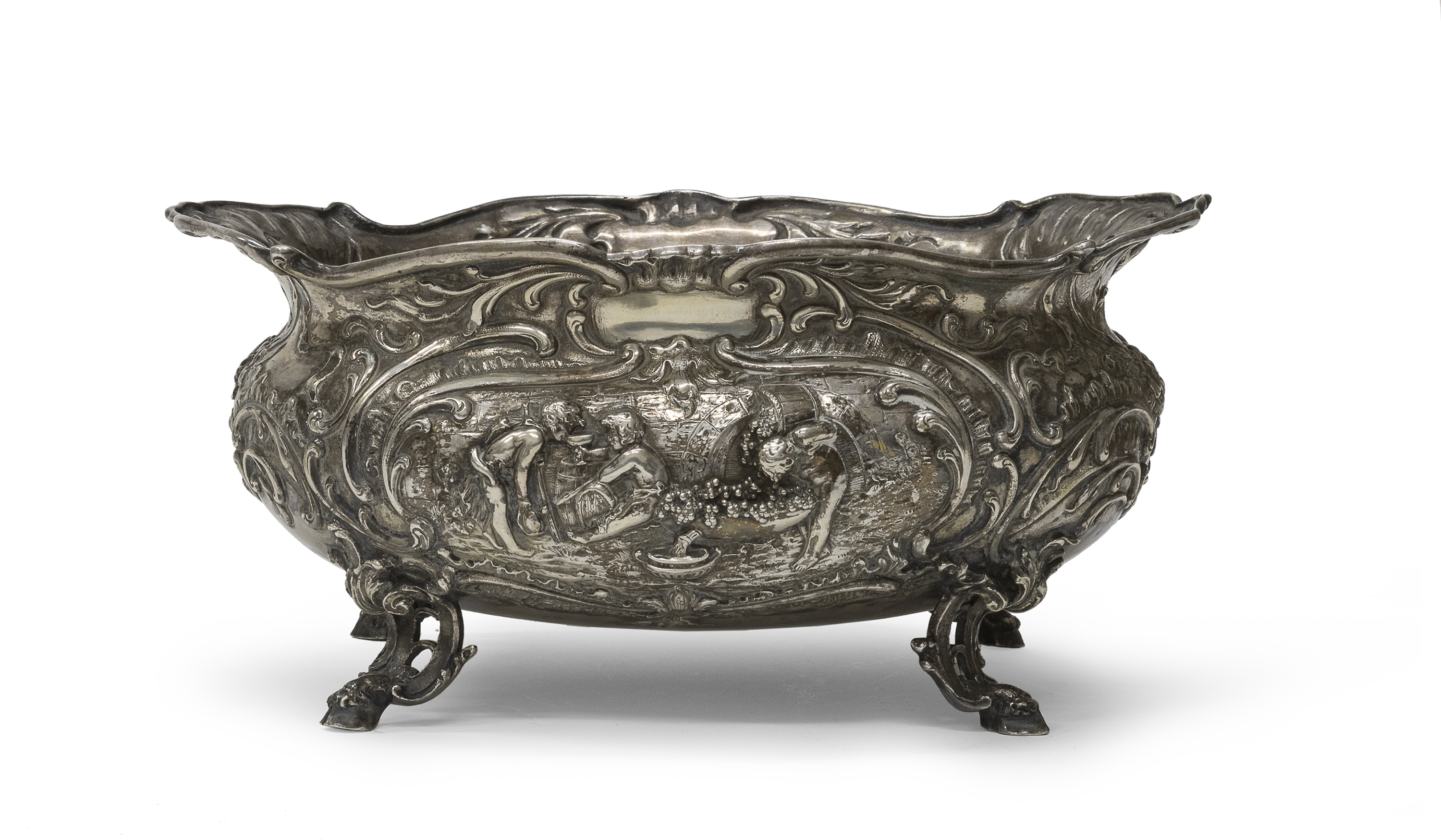 SILVER CENTERPIECE GERMANY HANAU LATE 19TH EARLY 20TH CENTURY