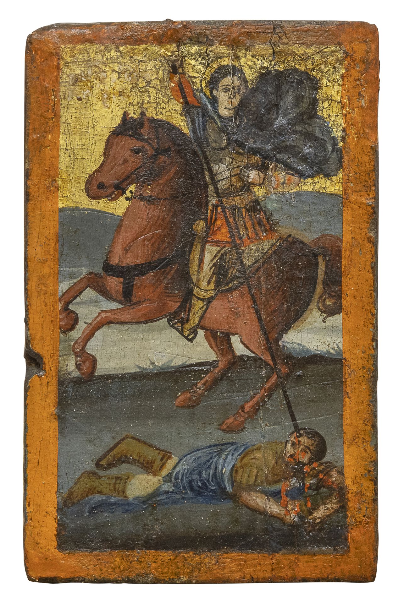 GREEK MIGNON OIL ICON 18TH CENTURY