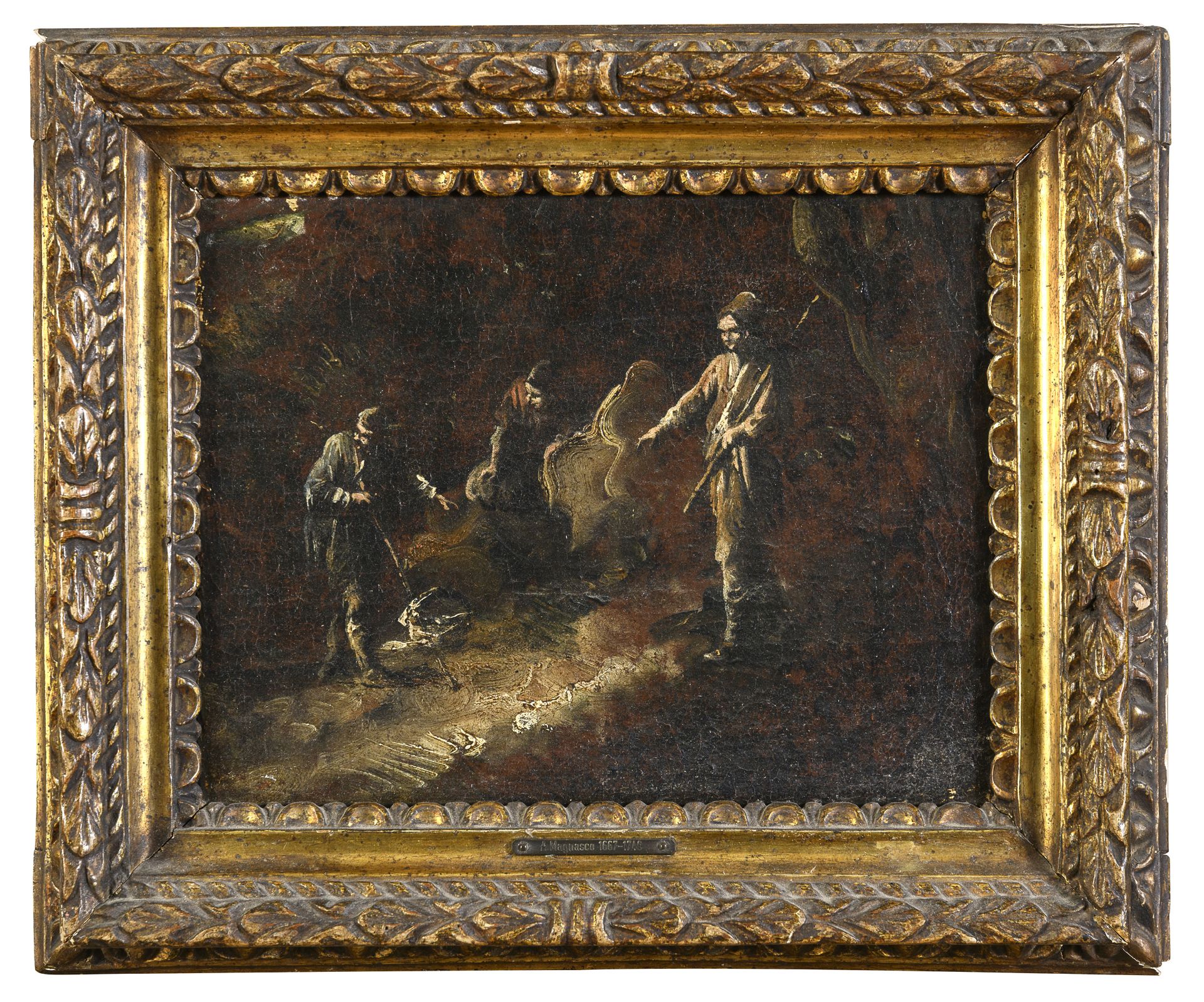 GENOESE OIL PAINTING 18TH CENTURY