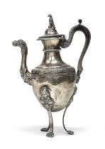 SILVER TEAPOT NAPLES 1830/1840