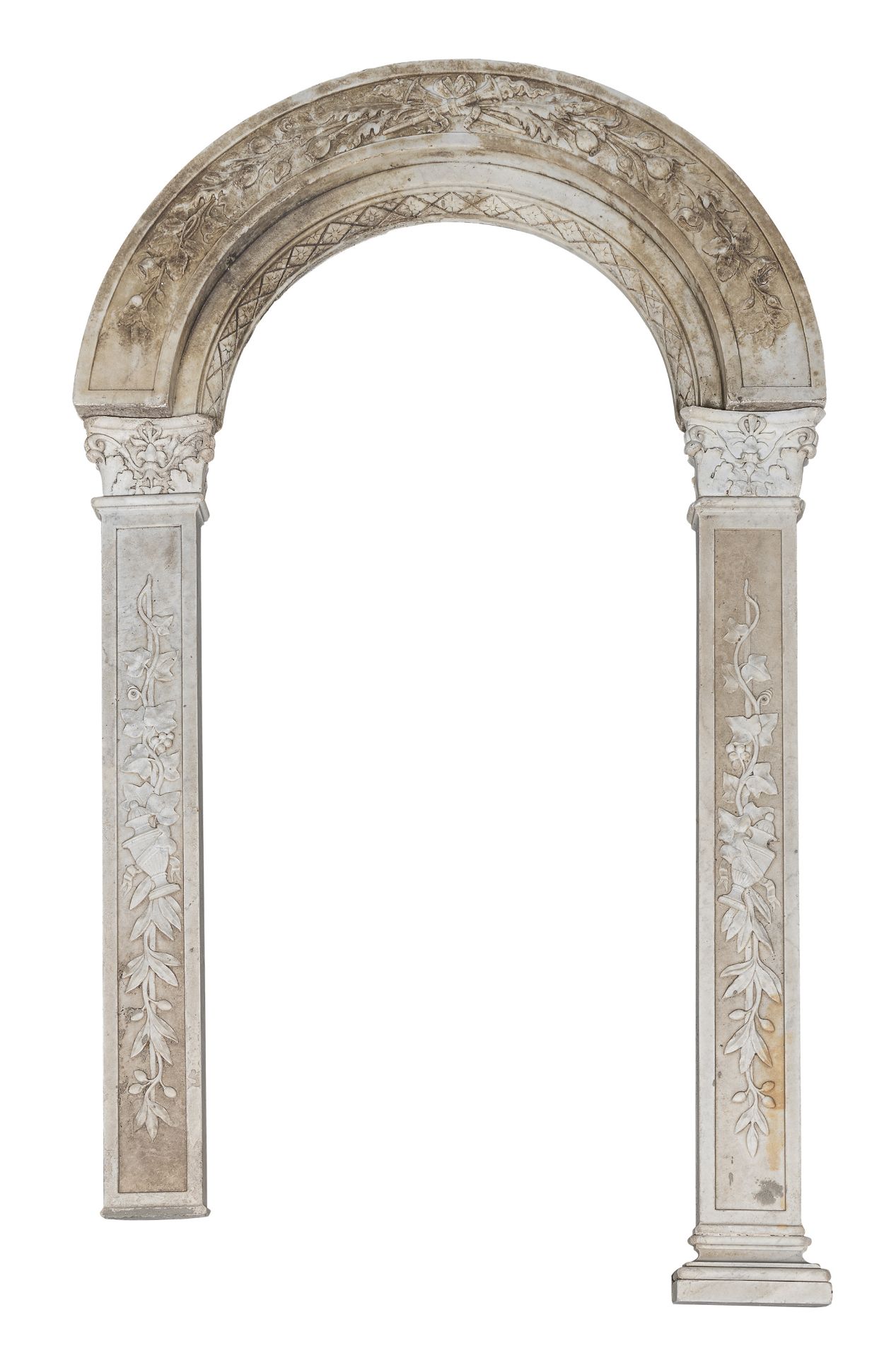 WHITE MARBLE ARCH 18TH CENTURY