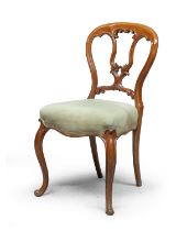 BRIGHT MAHOGANY CHAIR ENGLAND LATE 19TH CENTURY