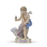 PORCELAIN SCULPTURE MEISSEN EARLY 19TH CENTURY