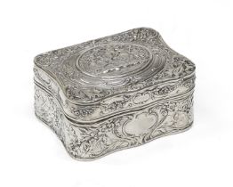 SILVER JEWELRY BOX GERMANY 1880