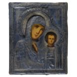 RUSSIAN OIL ICON EARLY 20TH CENTURY
