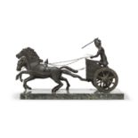 BURNISHED BRONZE SCULPTURE 19TH CENTURY