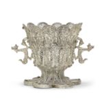RARE SILVER FILIGREE CANDLE HOLDER ITALY END OF THE 19TH CENTURY