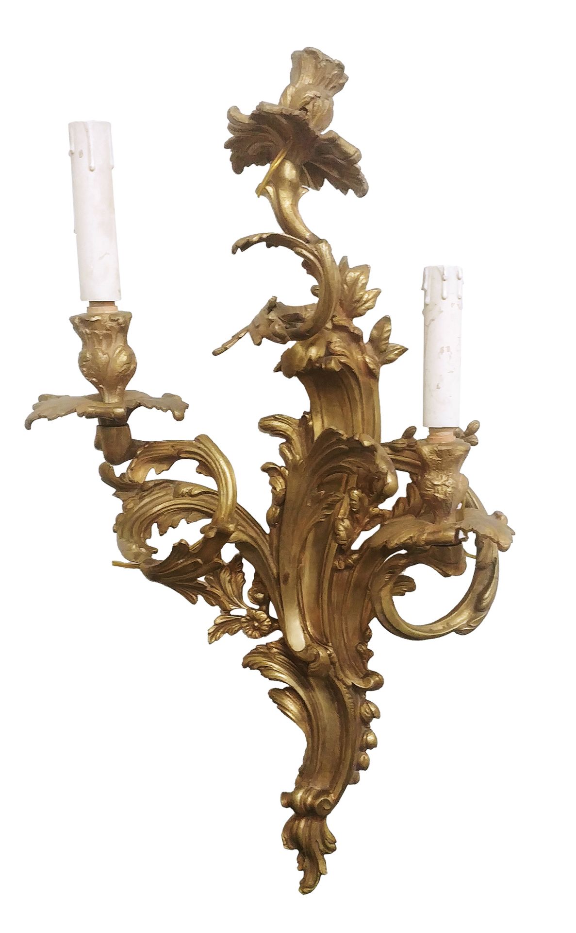 BRONZE WALL LAMP 19TH CENTURY