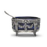 SMALL SILVER SALTCELLAR FRANCE FIRST HALF 19TH CENTURY