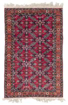 KUBA SEIKHUR RUG MID 20TH CENTURY