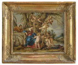 FLEMISH OIL PAINTING END OF THE 17TH CENTURY