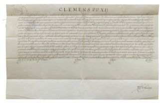 HANDWRITTEN LETTER CLEMENT XII