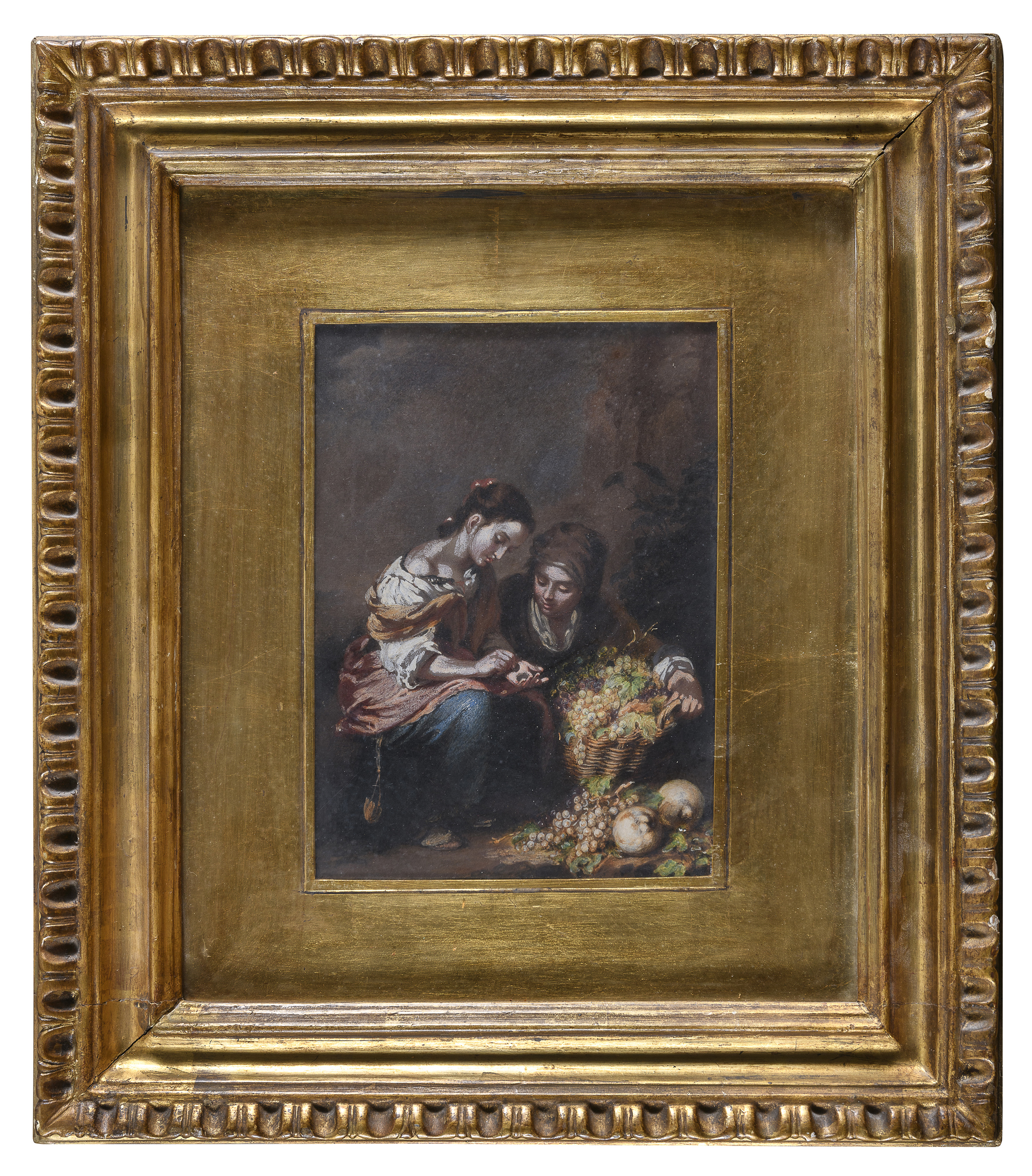 PAIR OF NEAPOLITAN OIL PAINTINGS END OF THE 19TH CENTURY