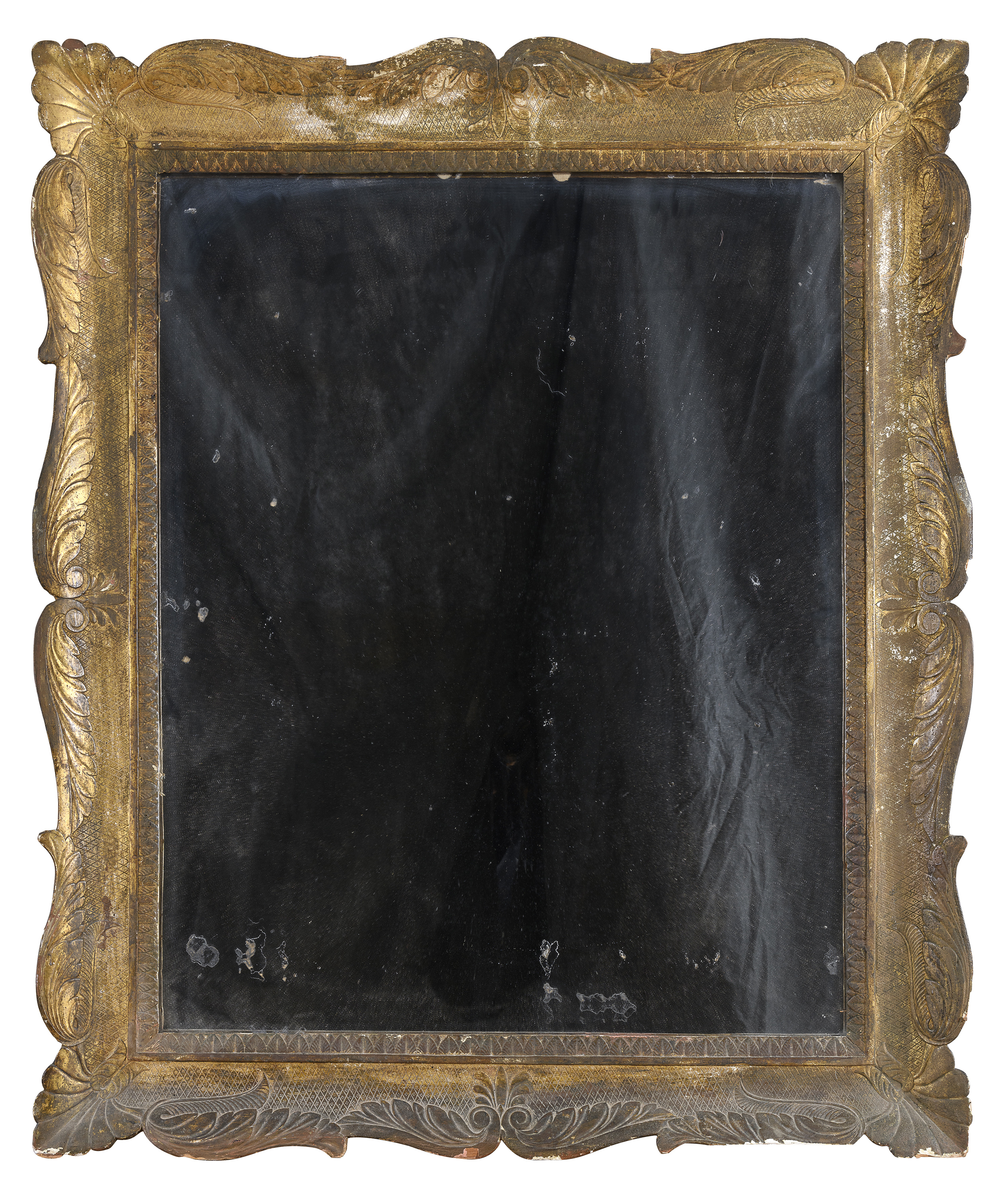 GILTWOOD MIRROR NAPLES 19TH CENTURY