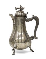 BEAUTIFUL SILVER TEAPOT PROBABLY FRANCE EARLY 19TH CENTURY