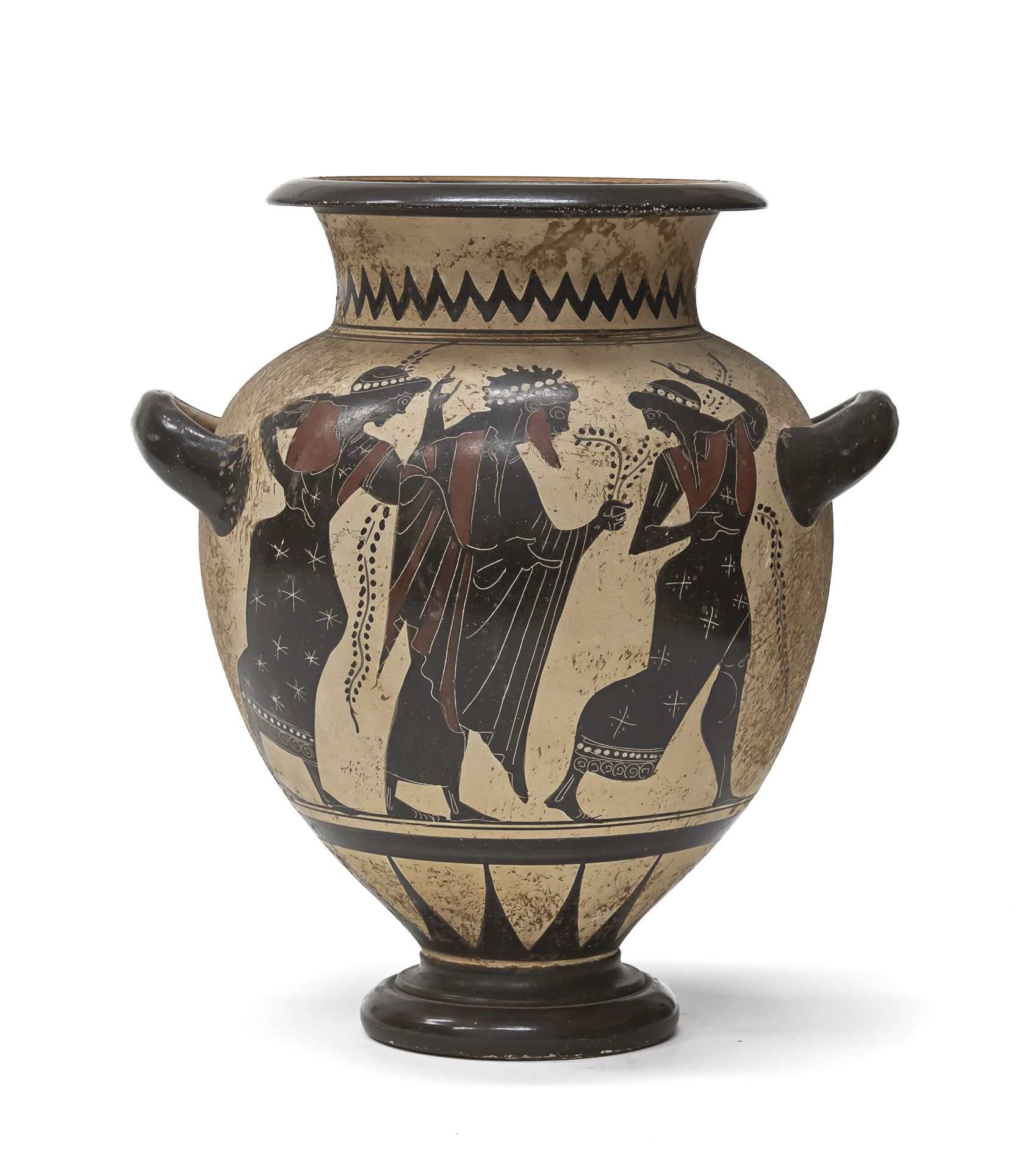 BLACK-FIGURED AMPHORA 20TH CENTURY