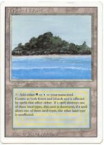 Magic The Gathering - Tropical Island - Revised - Moderatly Played