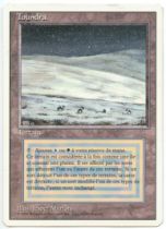 Magic The Gathering - Tundra French language - Foreign White Bordered - Lightly Played