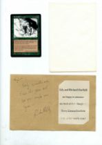 Magic the Gathering - Splendid Genesis - Promo - Moderately Played + Signed letter from Magic Creato