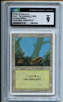 Magic: The Gathering - Forest (Mushrooms) Artist Proof - Revised - CGC 9