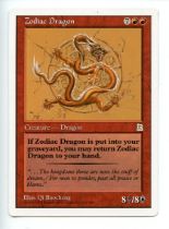 Magic The Gathering - Zodiac Dragon - Portal Three Kingdoms - Near Mint Condition