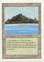 Magic The Gathering - Tropical Island - Revised - Moderatly Played