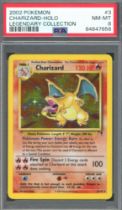 PokÃ©mon TCG - PSA 8 Charizard - Holo #3 - Legendary Collection&nbsp;