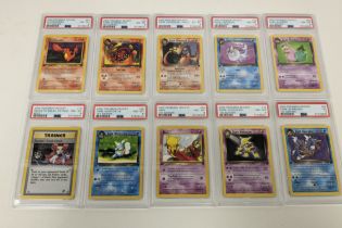 PokÃ©mon TCG - Team Rocket 1st edition Graded & Ungraded Collection