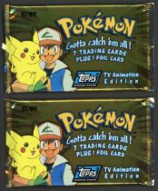 PokÃ©mon Topps - 2x Series 1 Booster Packs Sealed