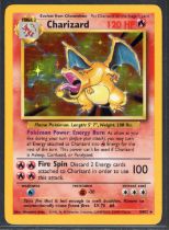 PokÃ©mon TCG - Charizard Holo #4/102 - Base Set Near Mint