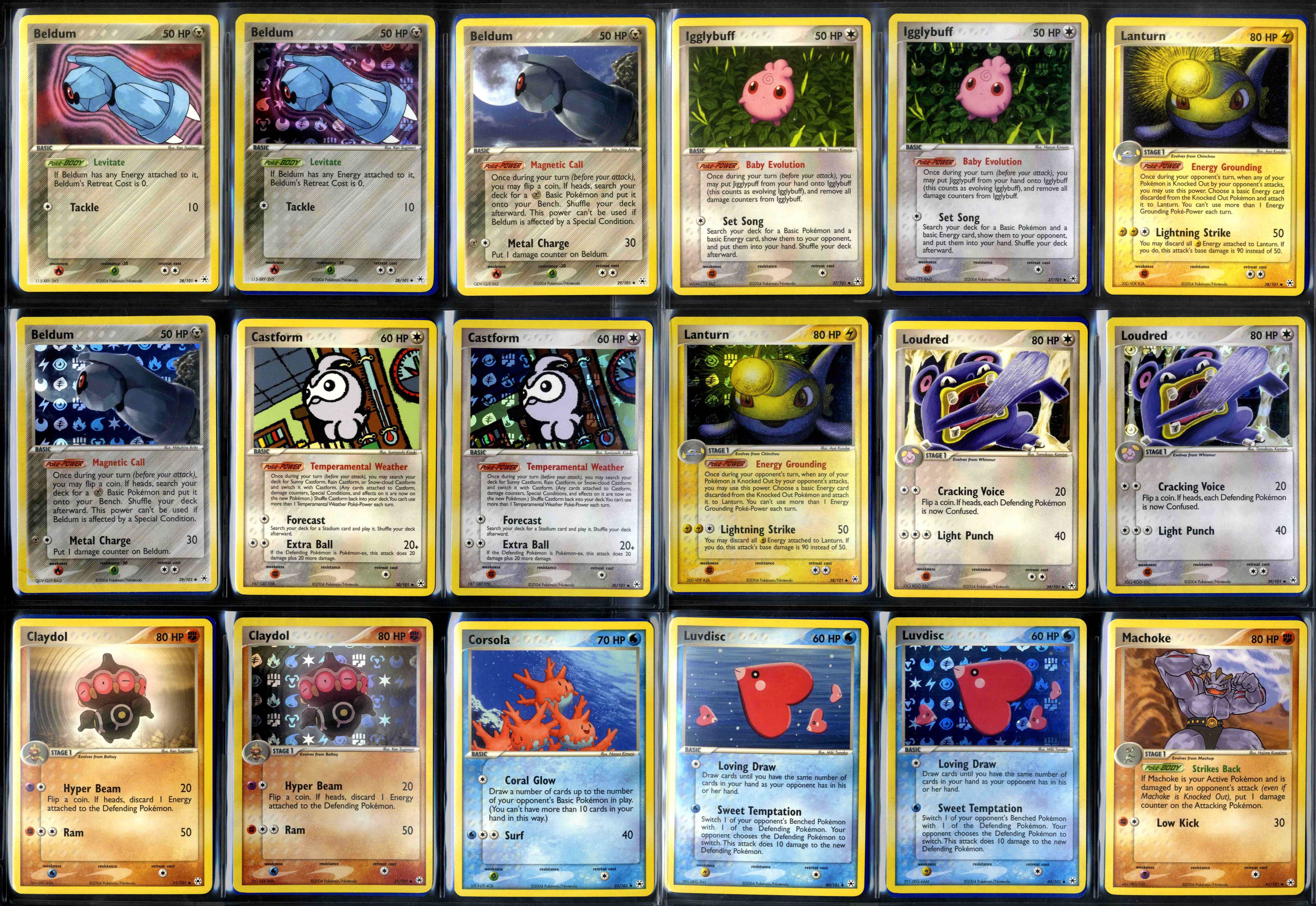 Pokemon TCG - EX Hidden Legends Master Set #194 Cards - All EX & Secrets. - Image 9 of 14