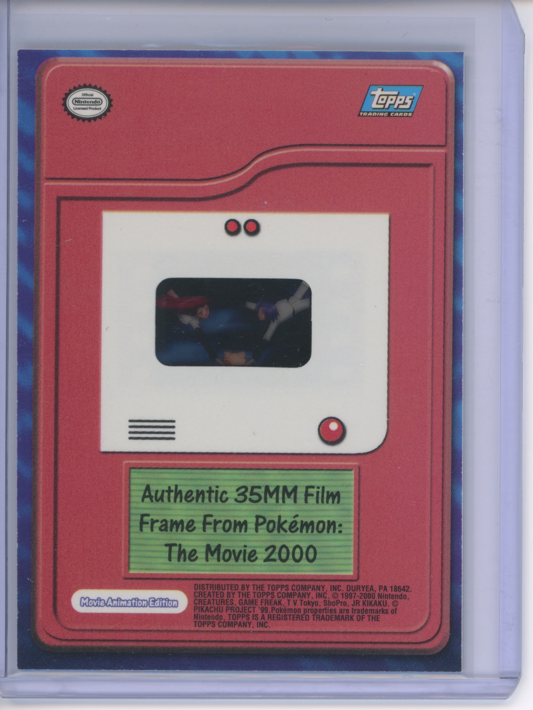 This lot features a genuine film cell from the second Pokemon movie ...