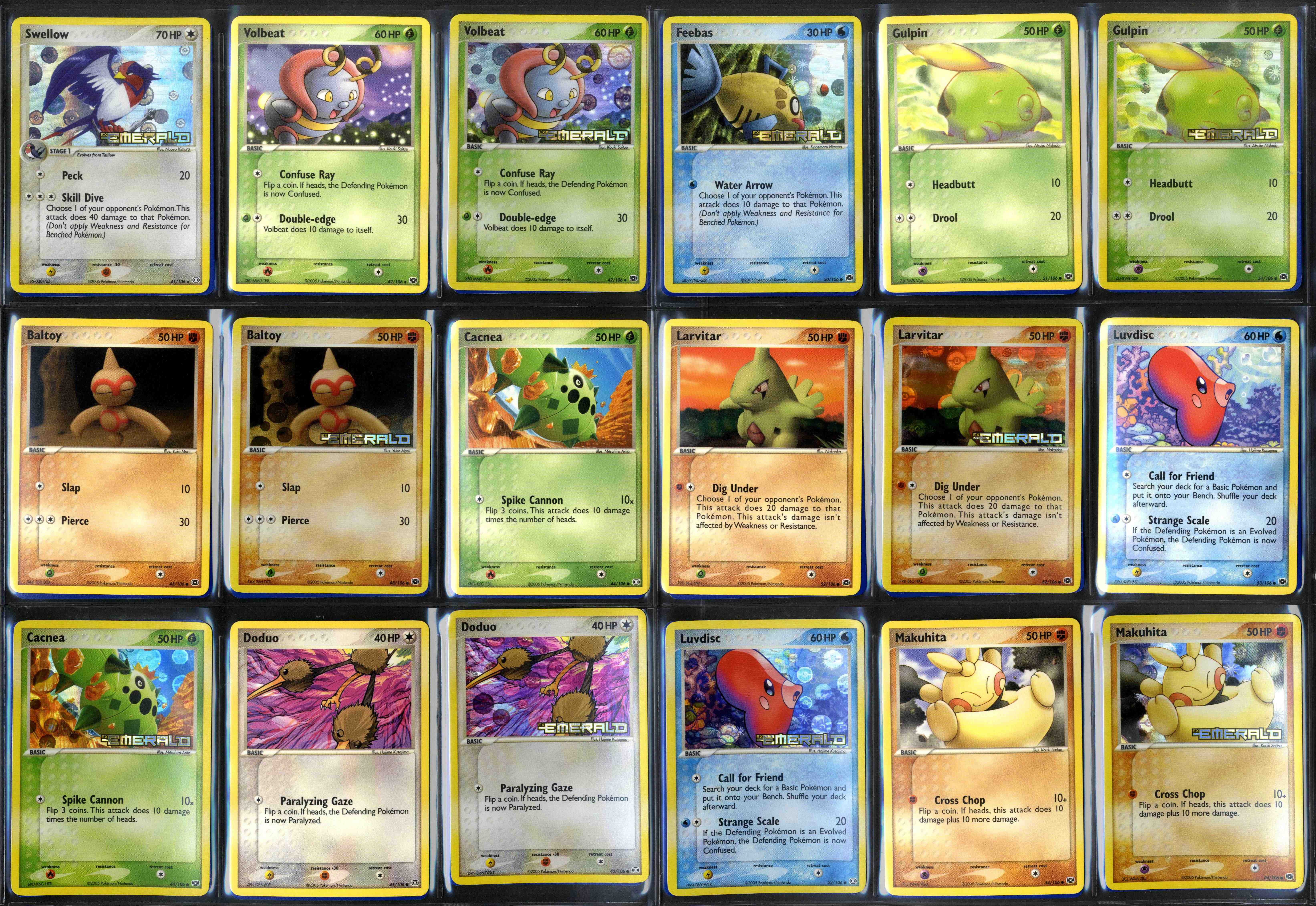 Pokemon TCG - EX Emerald Master Set #196 Cards - All EX & Secrets. - Image 8 of 14