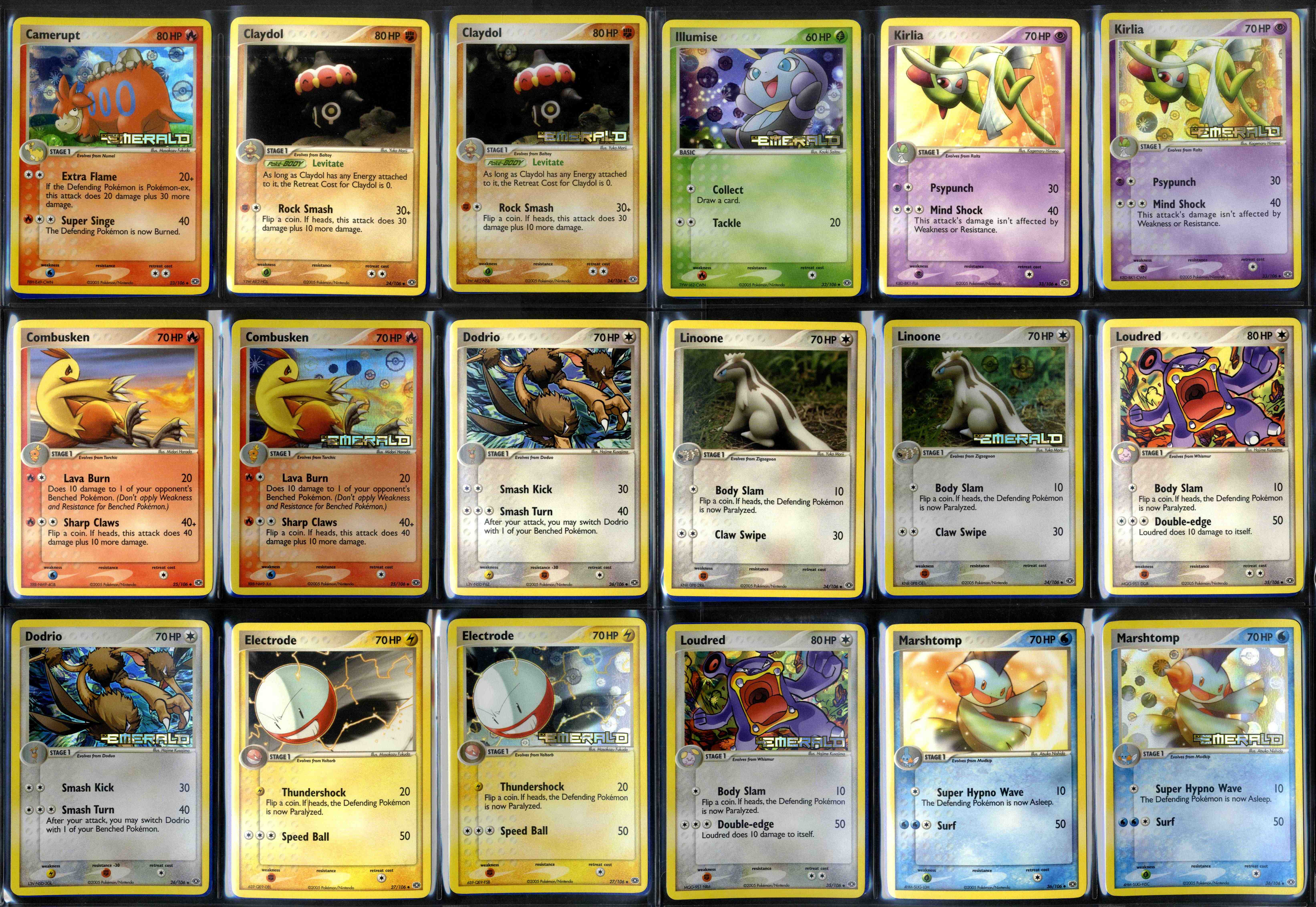 Pokemon TCG - EX Emerald Master Set #196 Cards - All EX & Secrets. - Image 6 of 14