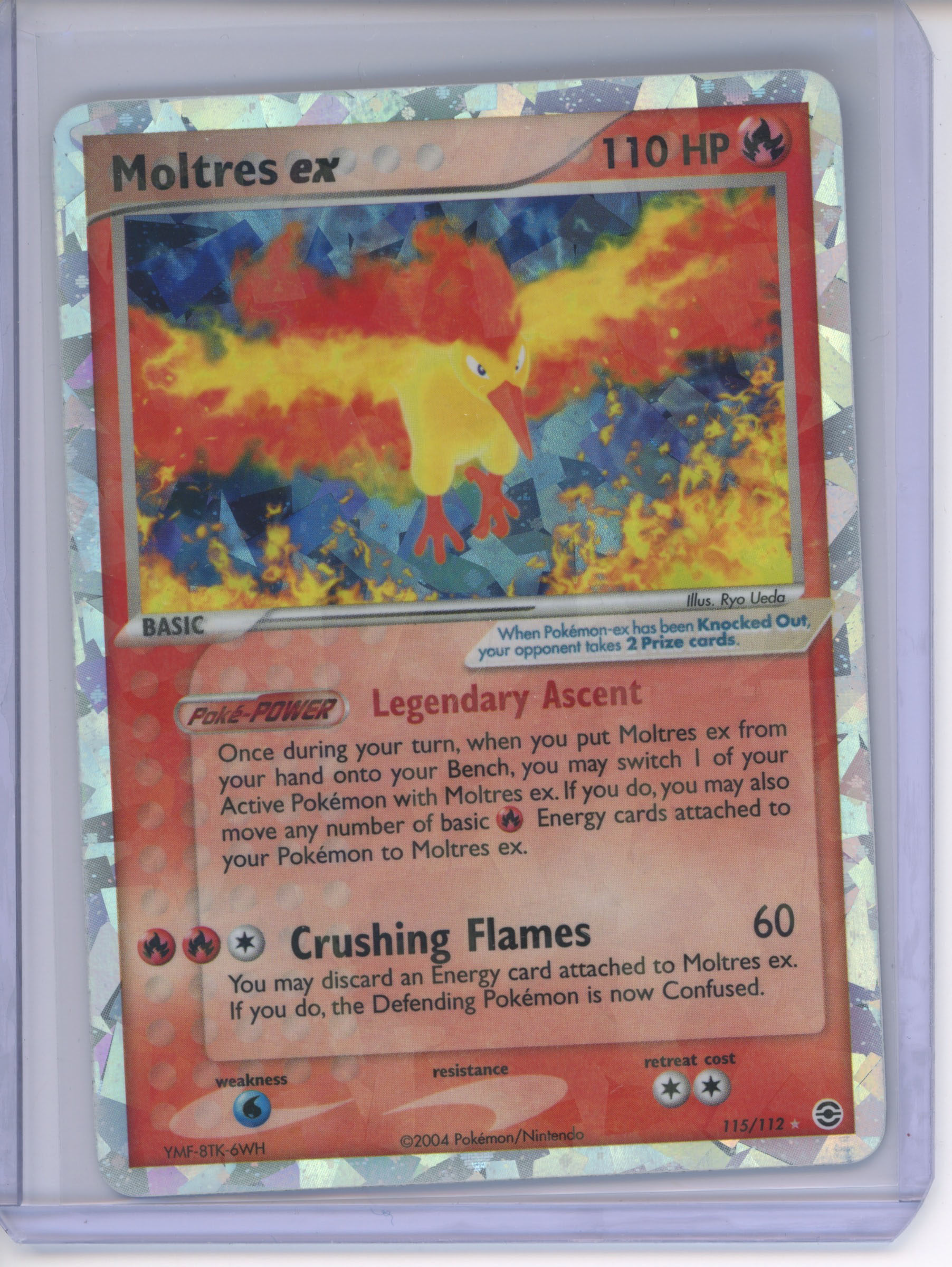 Pokemon TCG - Moltres ex Fire Red & Leaf Green 115/112