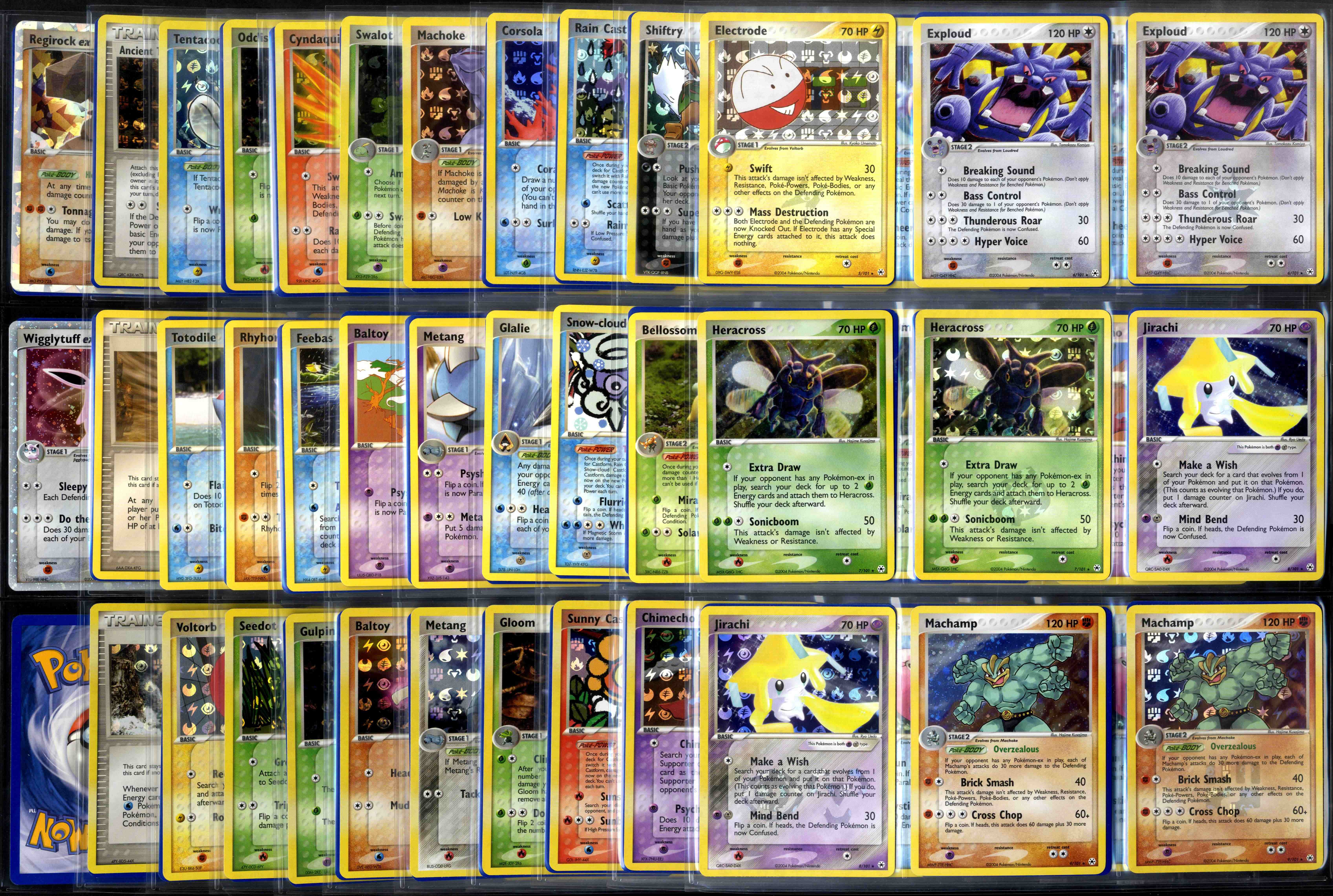 Pokemon TCG - EX Hidden Legends Master Set #194 Cards - All EX & Secrets. - Image 2 of 14