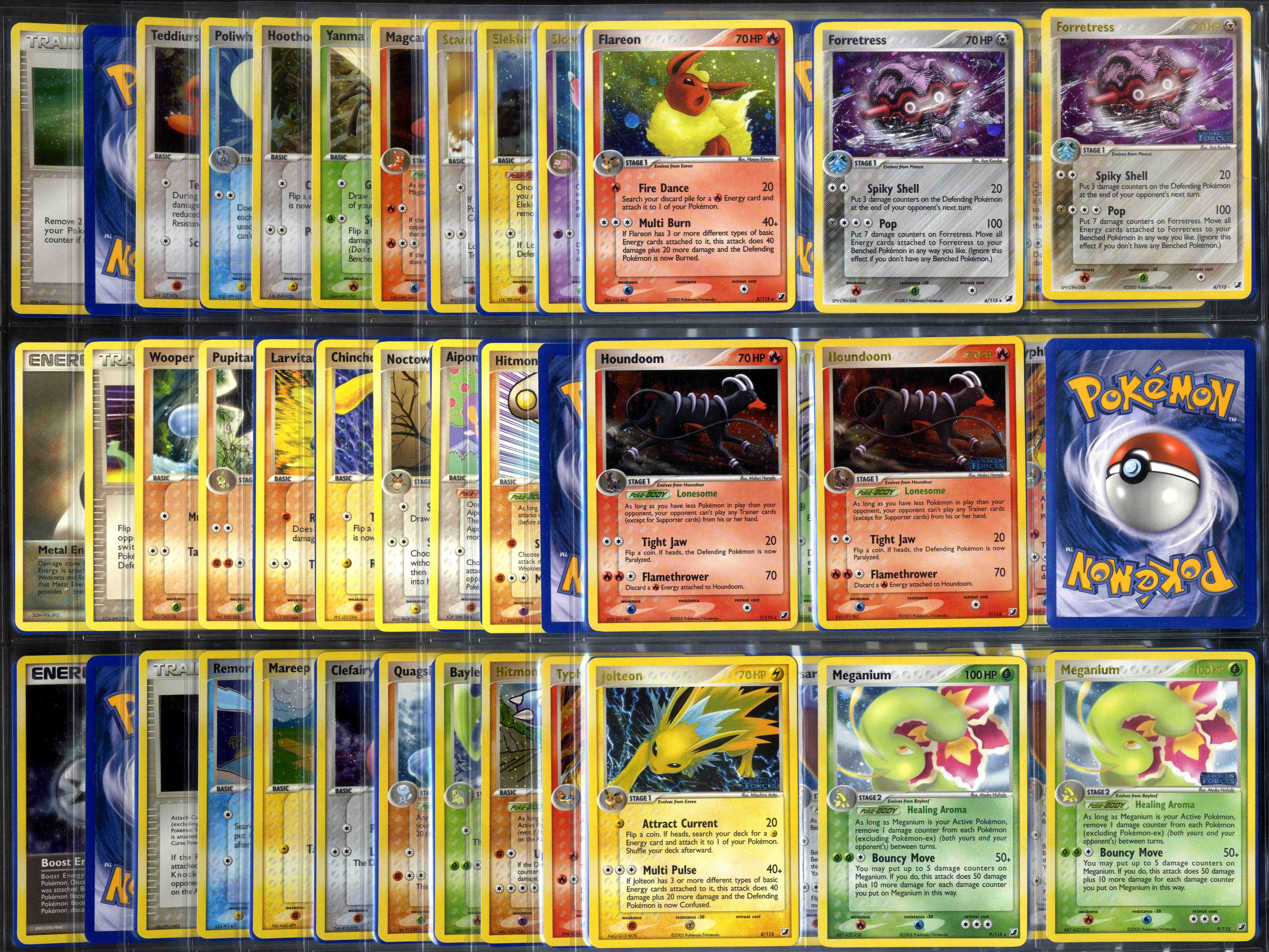 Pokemon TCG - EX Unseen Forces Partially Complete #193 Cards - Image 2 of 14