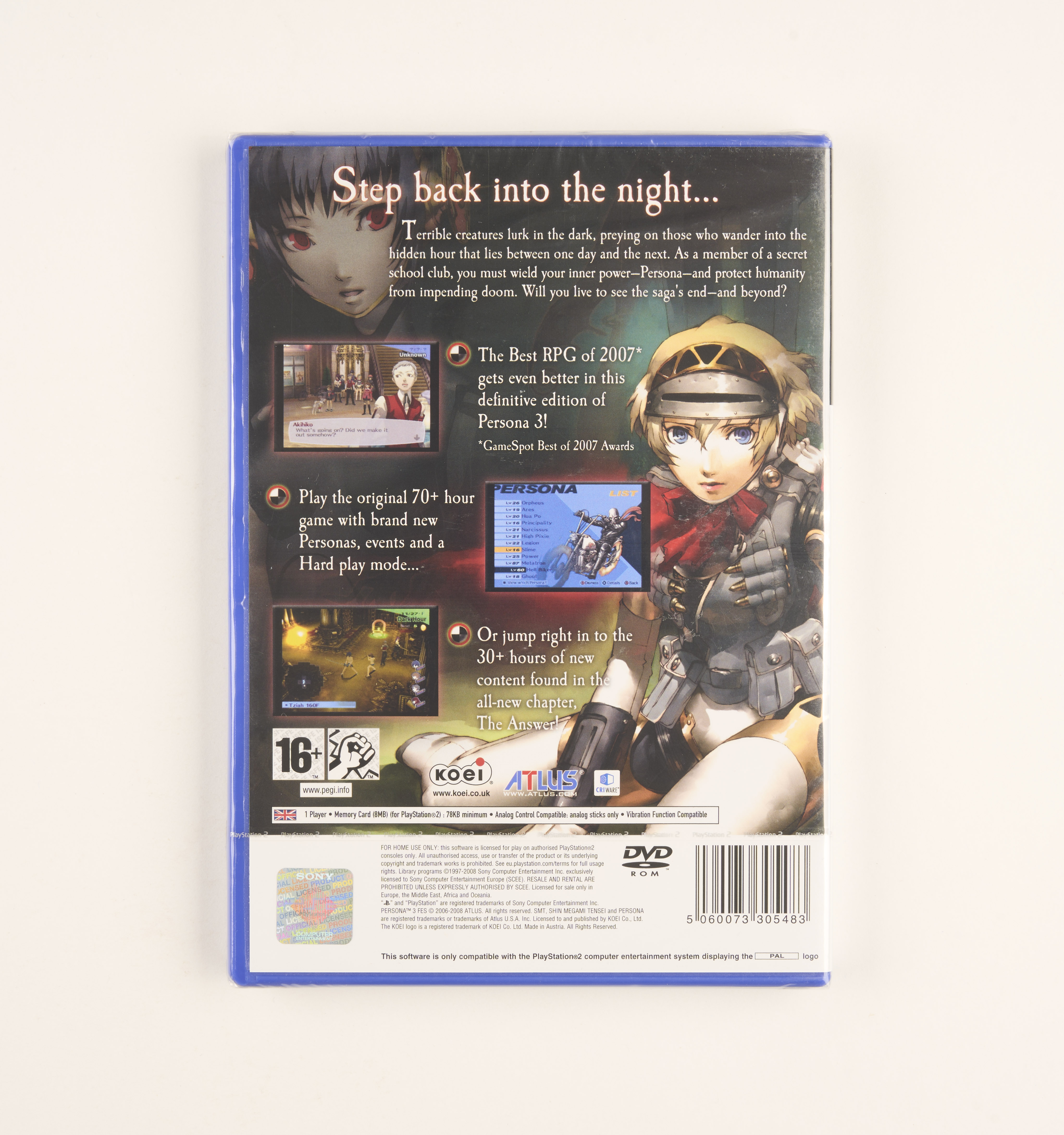 Sony - Persona 3 FES PAL - PlayStation 2 - Sealed - Bild 2 aus 2