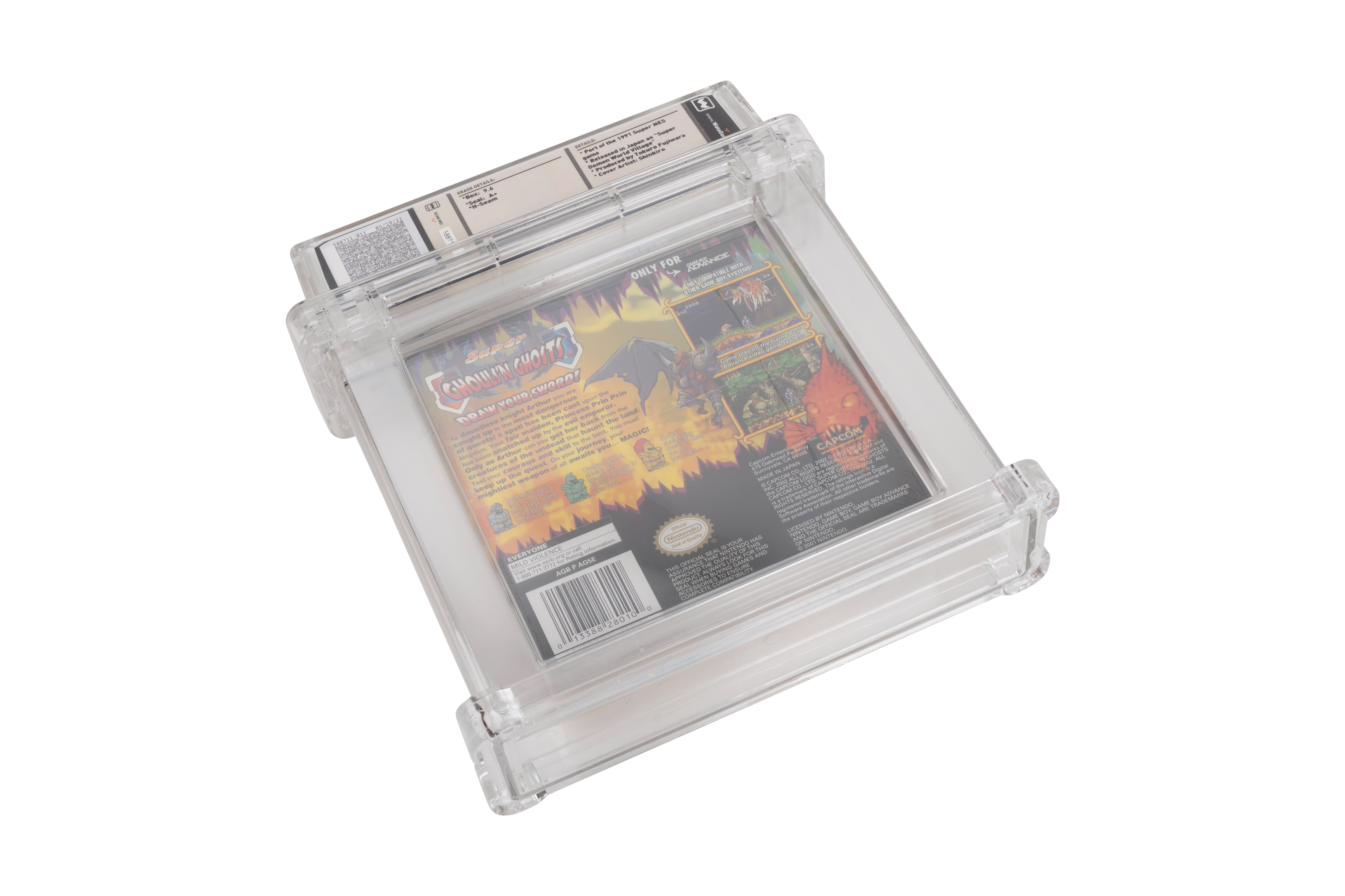 Nintendo - WATA Super Ghouls'n Ghosts 9.6 A+ - Game Boy Advanced - Image 2 of 2