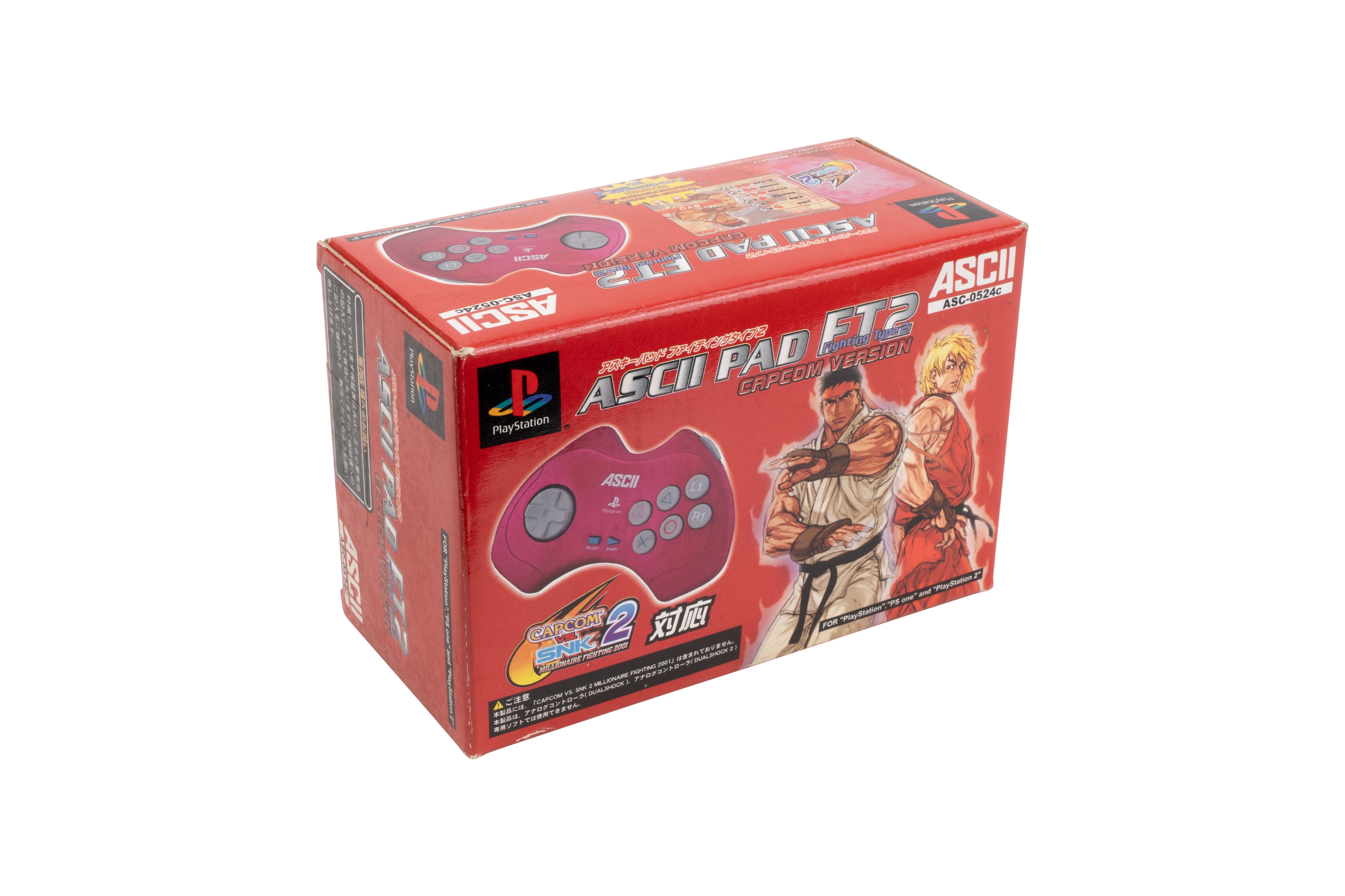 Sony - PlayStation 1 & 2 SNK/ASCii Pad - Fighting Type 2 Capcom Version Boxed/unused