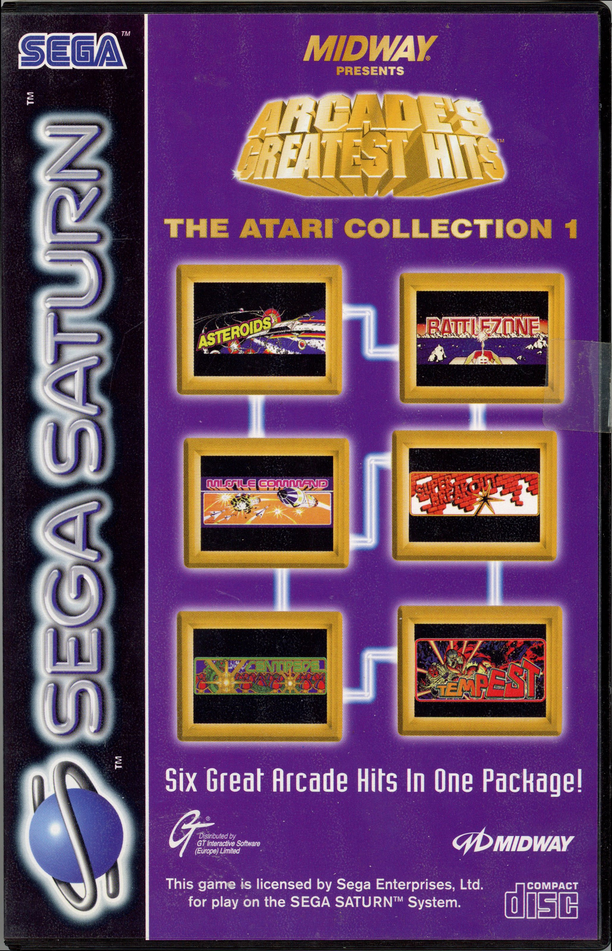 Sega - Arcade's Greatest Hits - The Atari Collection 1 - Sega Saturn - Unused/Brand New