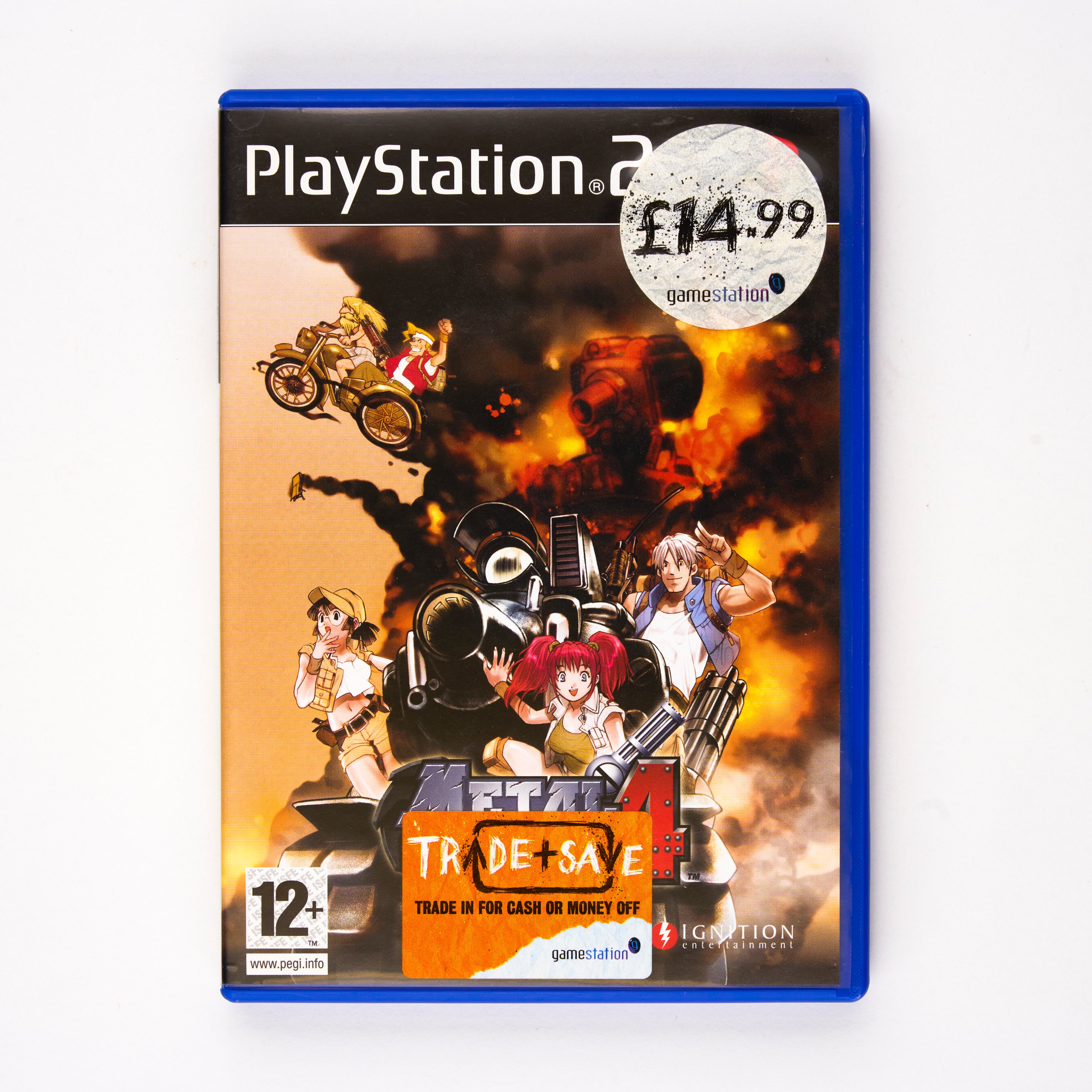 Sony - Metal Slug 4 PAL - Playstation 2 - Complete In Box