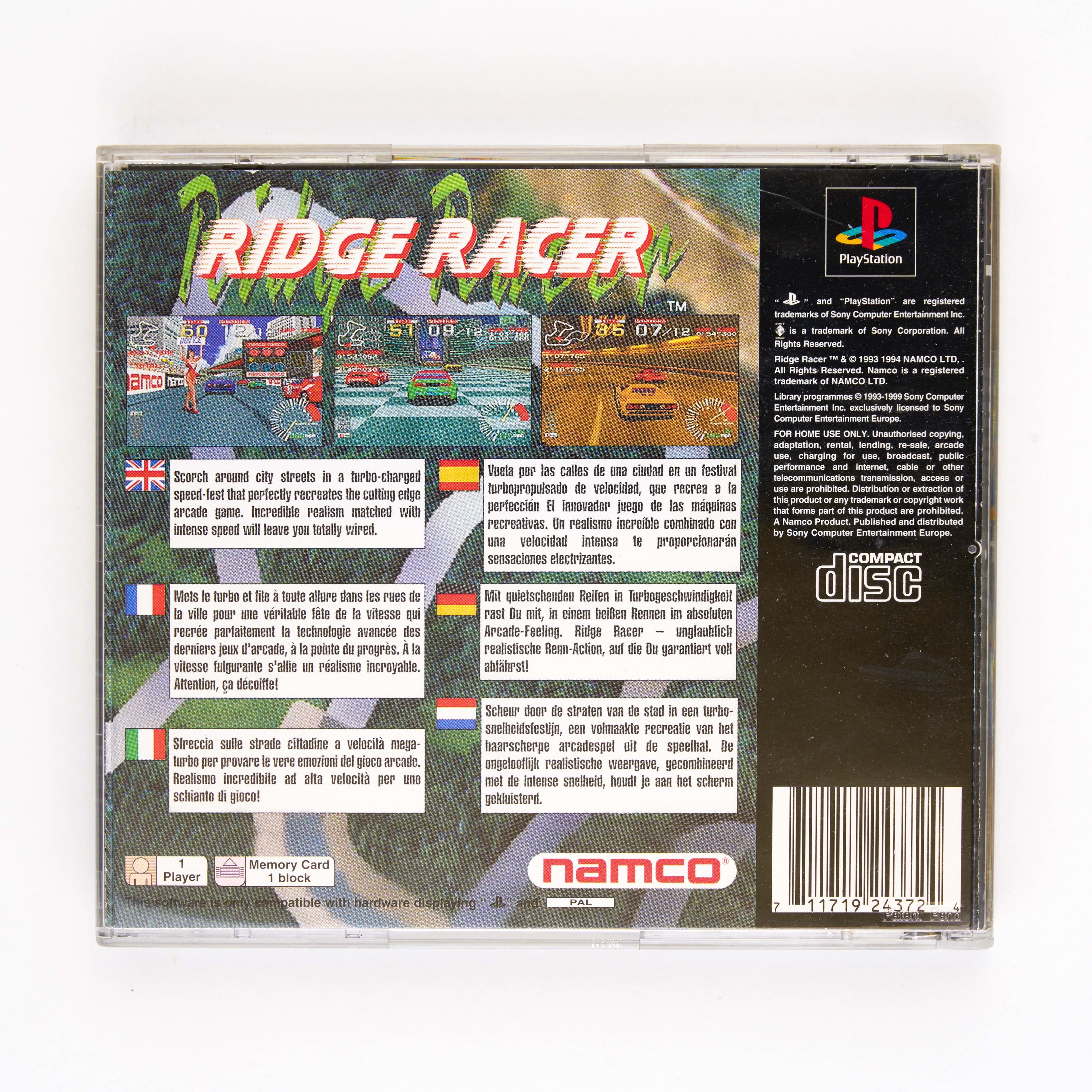 Sony - Rage Racer PAL - Playstation - Complete In Box - Bild 2 aus 2